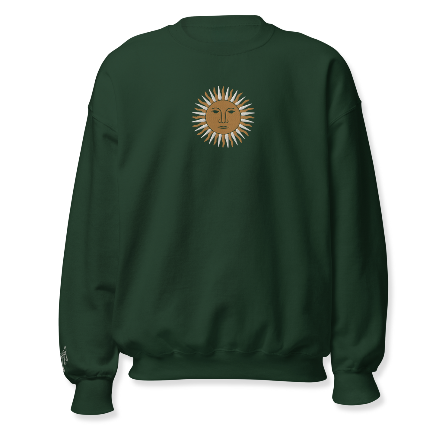 Sun Embroidery Unisex Sweatshirt