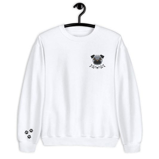 Dog Embroidery Sweatshirt