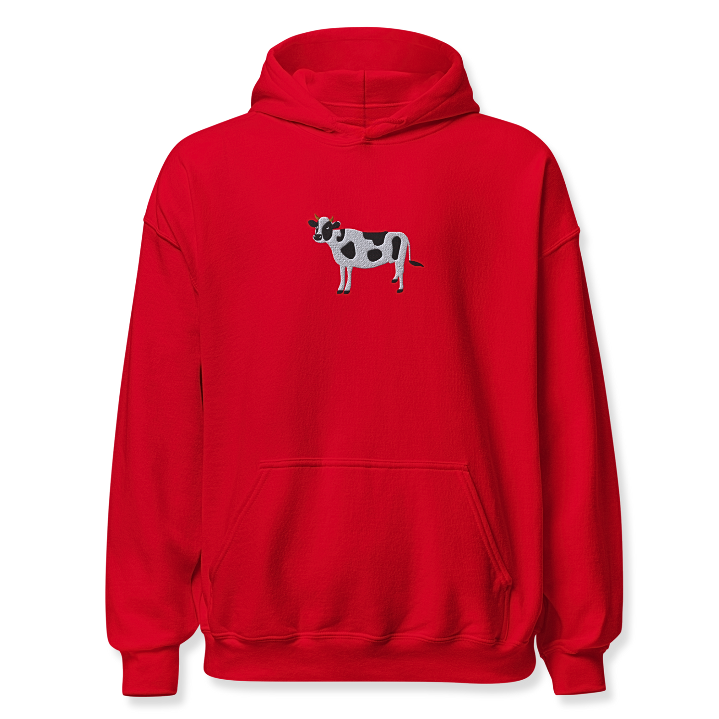 Cow Embroidery Unisex Hoodie