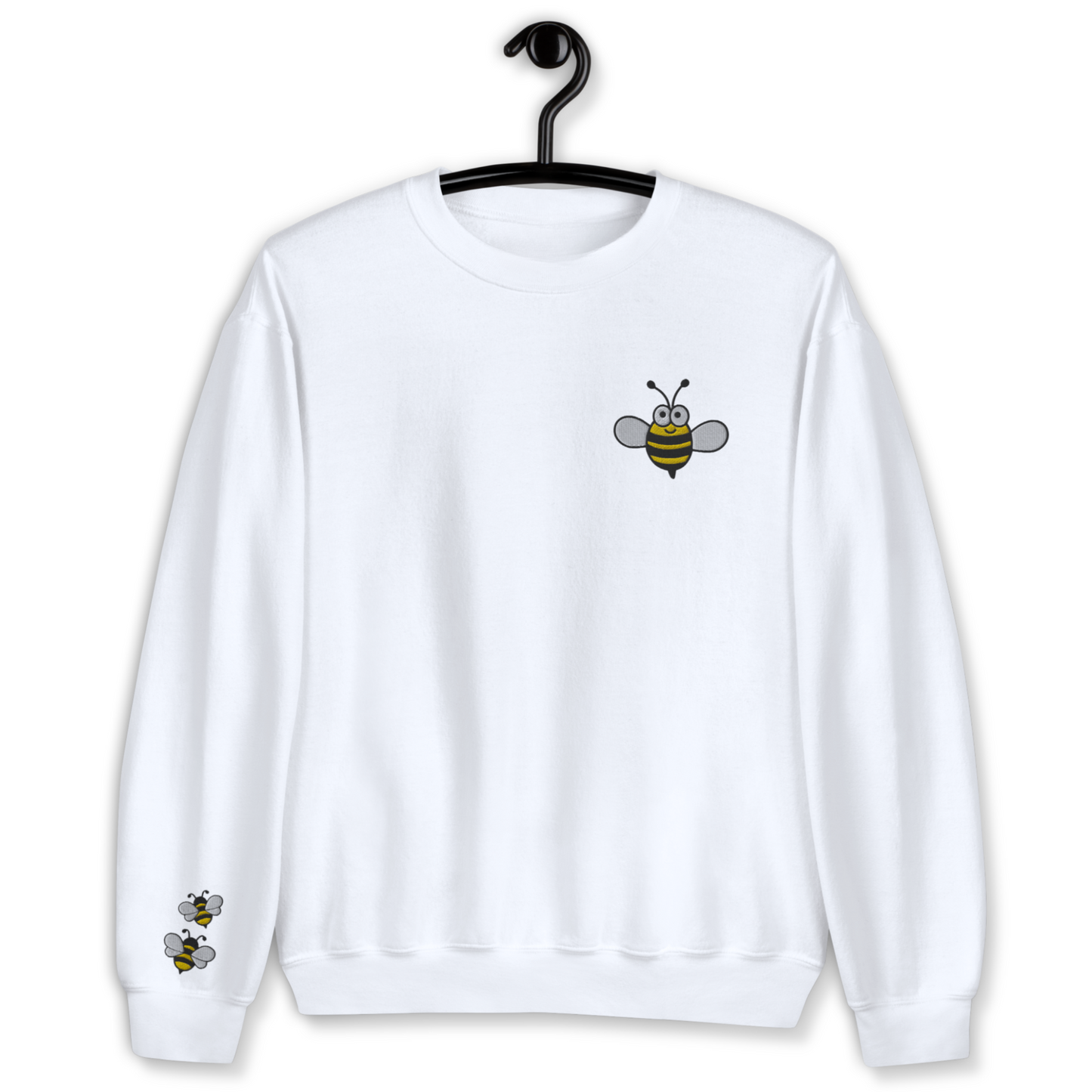 Cute HoneyBee Embroidery Sweatshirt