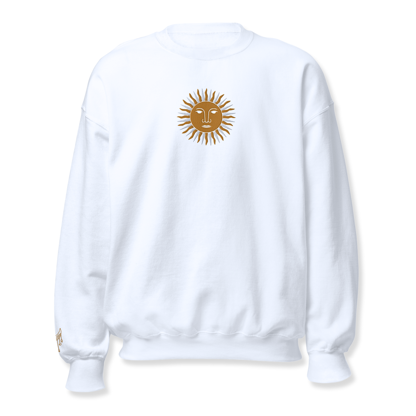 Sun Embroidery Unisex Sweatshirt