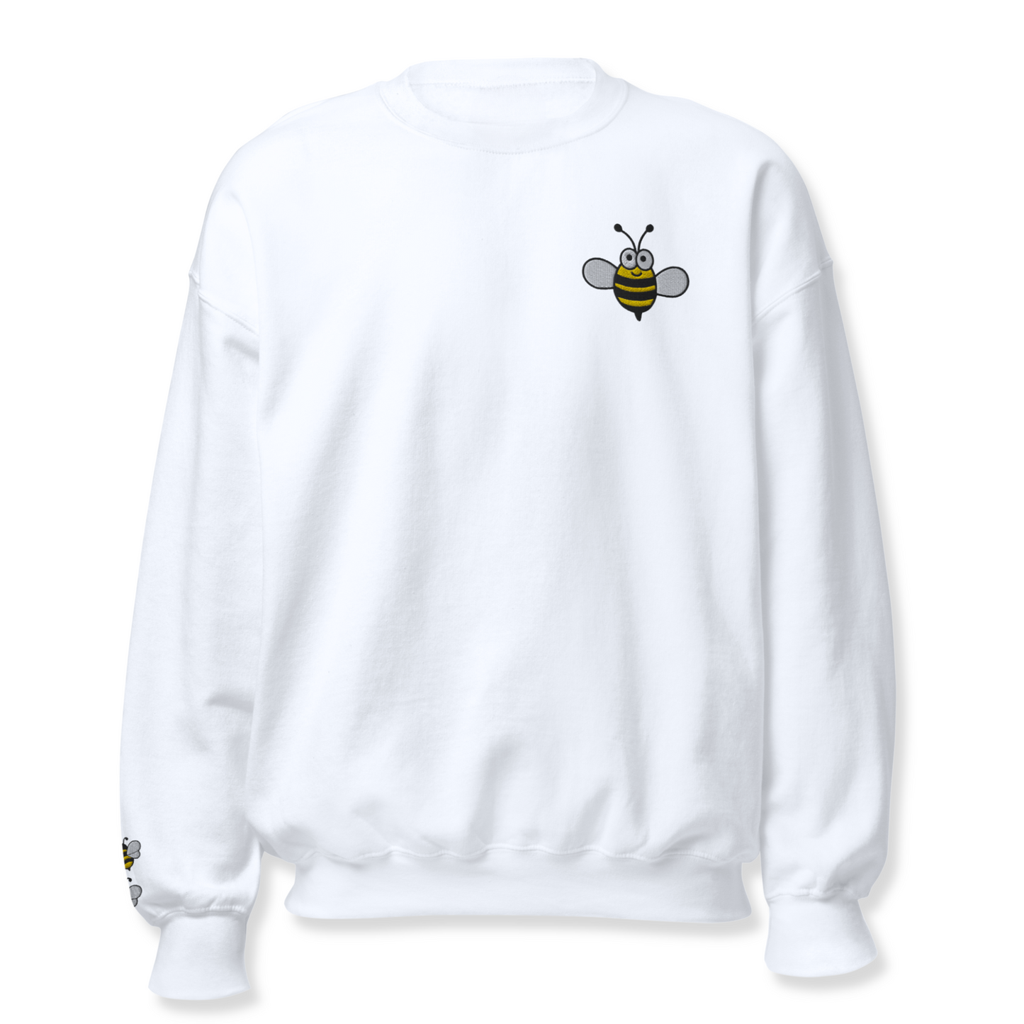 Cute HoneyBee Embroidery Sweatshirt