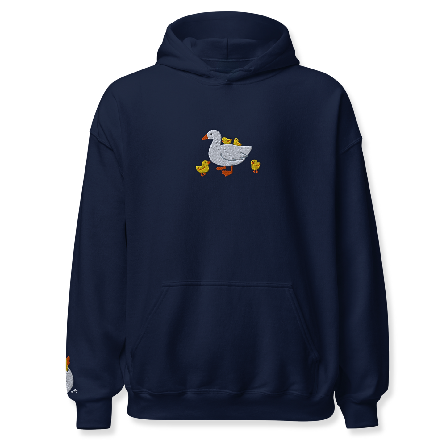 Duck Embroidery Unisex Hoodie