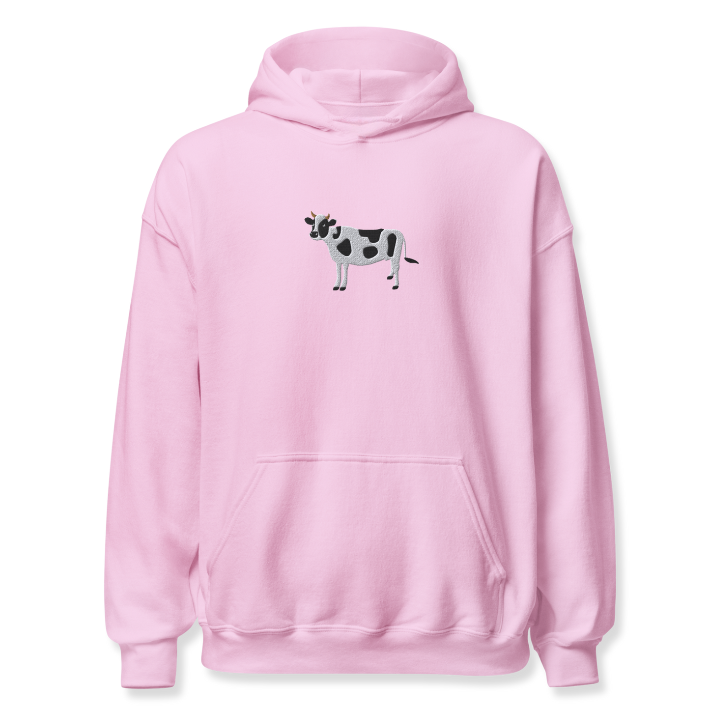 Cow Embroidery Unisex Hoodie