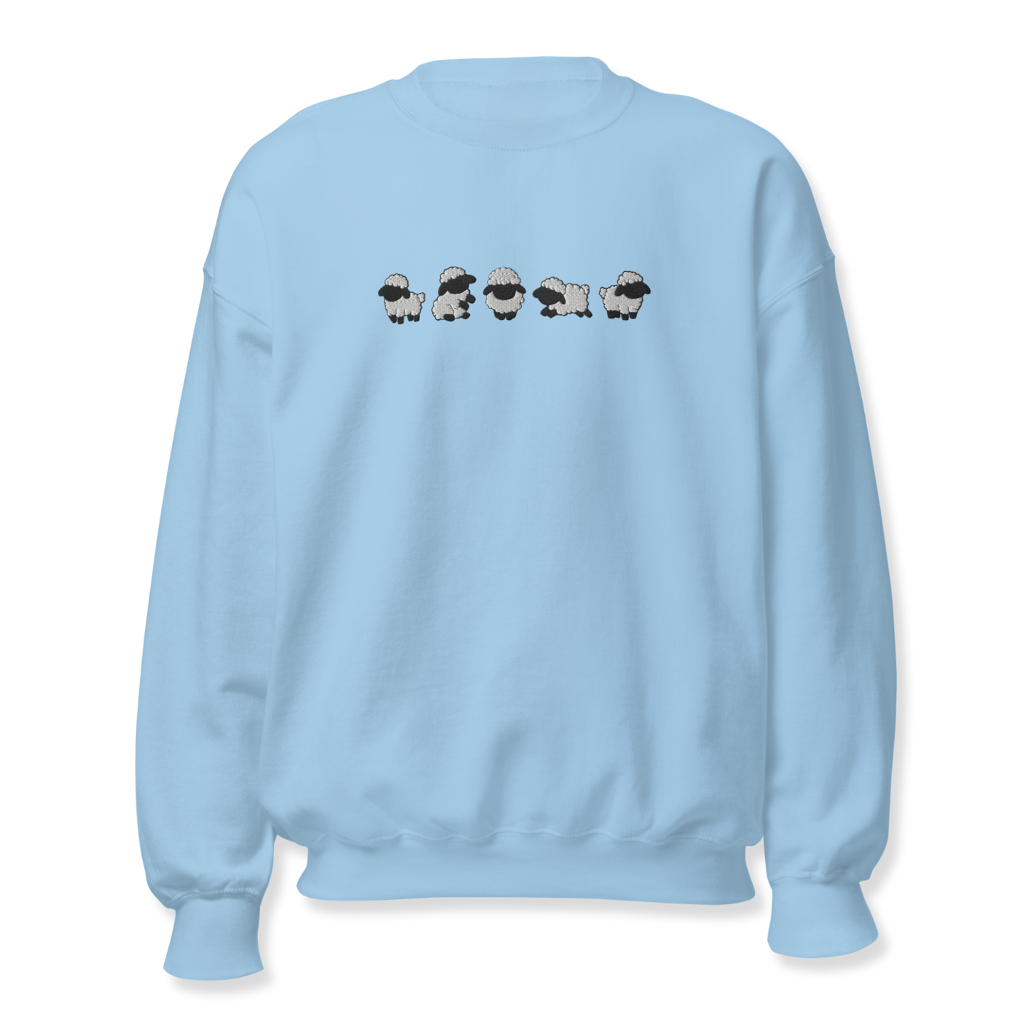 Lamb Embroidery Sweatshirt