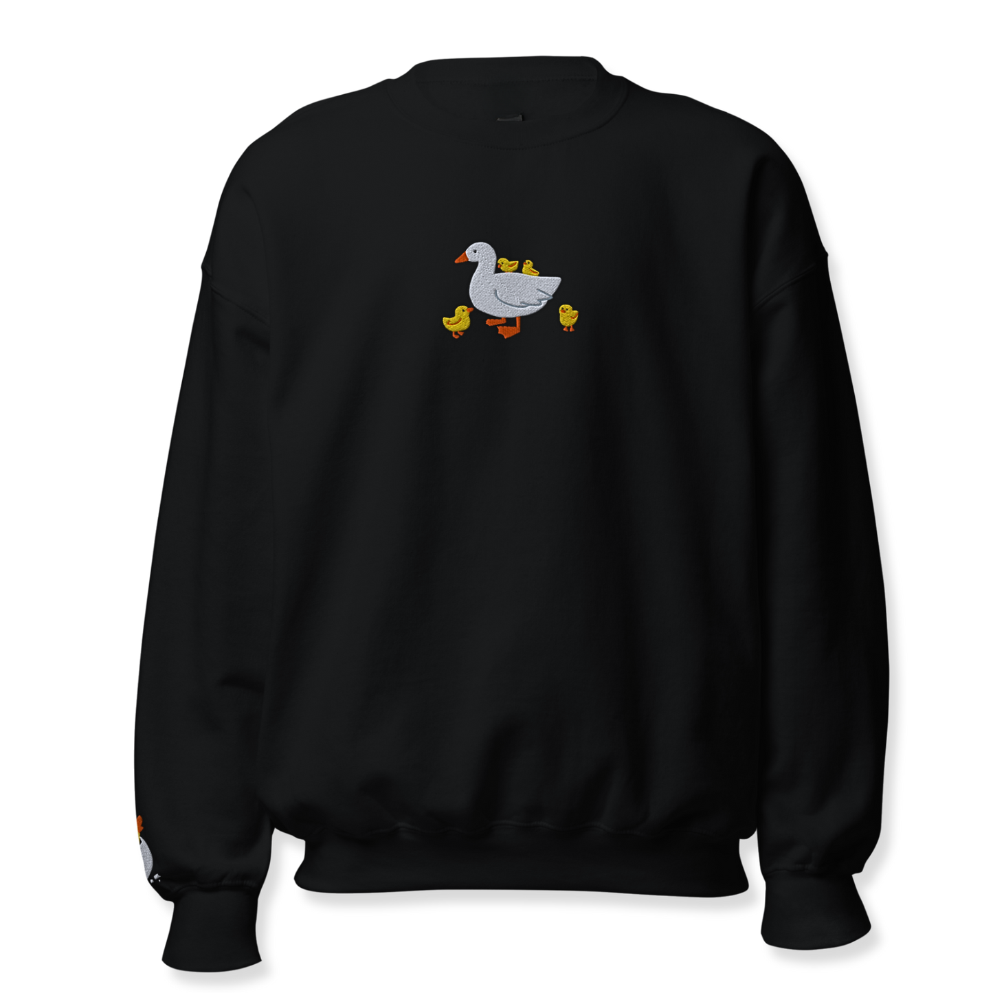 Duck Embroidery Unisex Sweatshirt