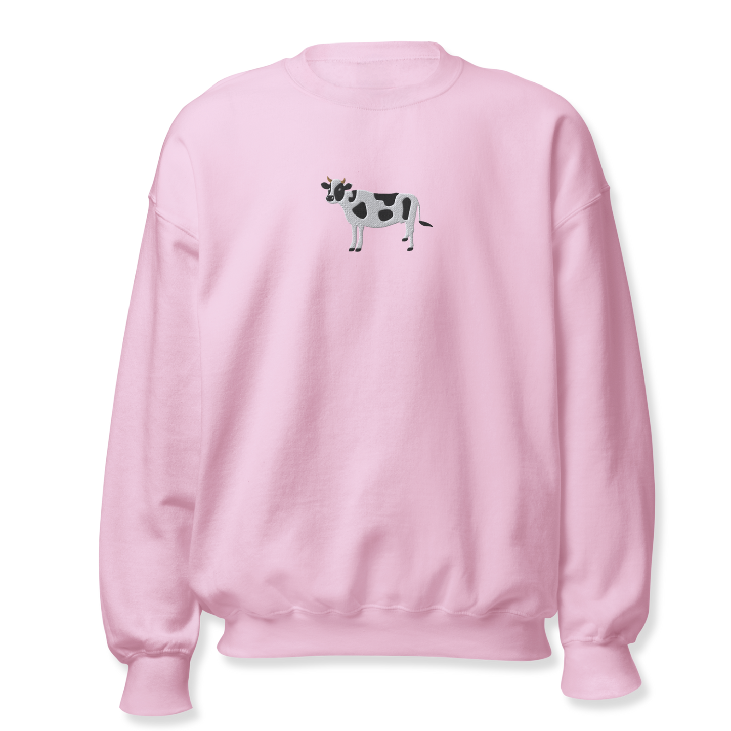 Cow Embroidery Unisex Sweatshirt