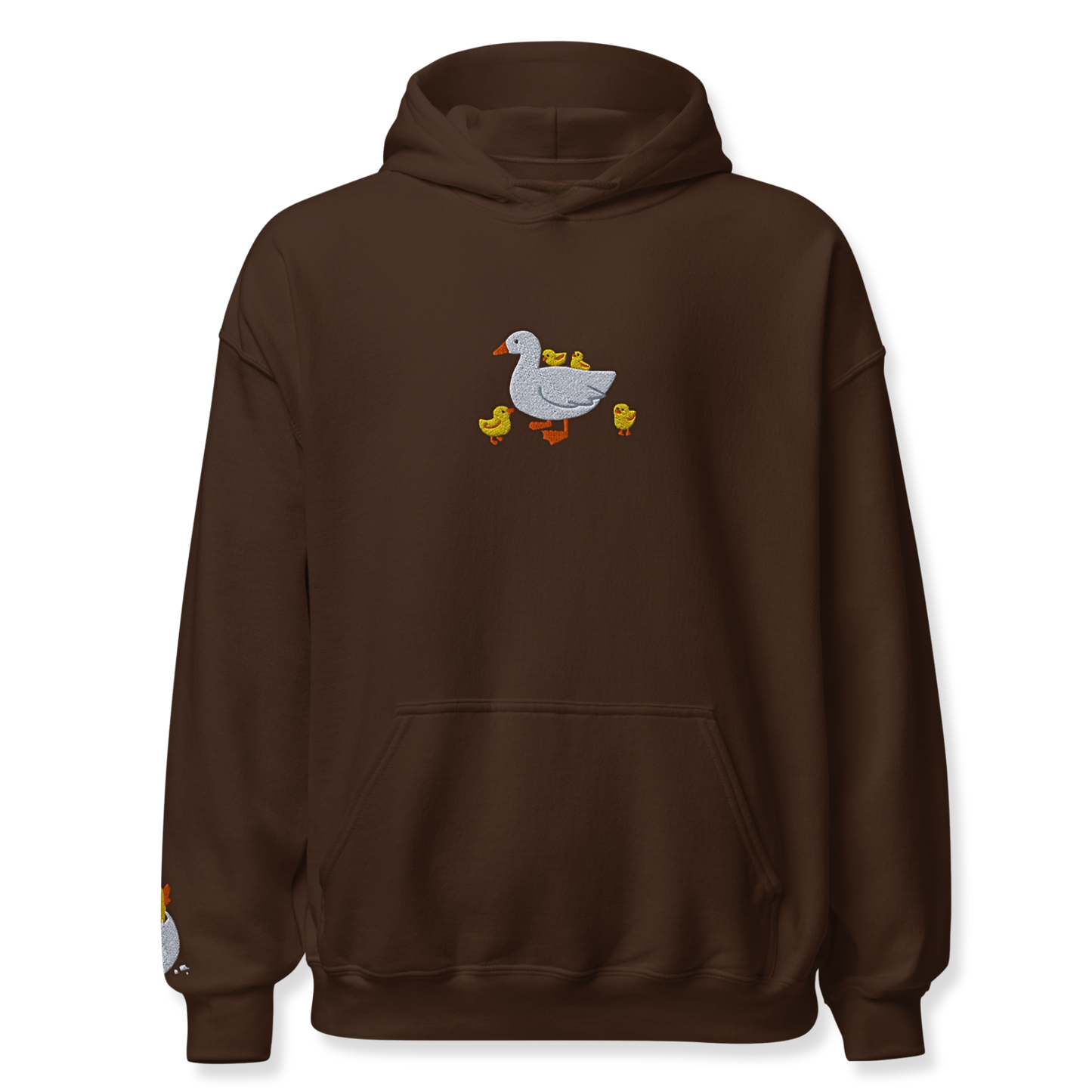 Duck Embroidery Unisex Hoodie