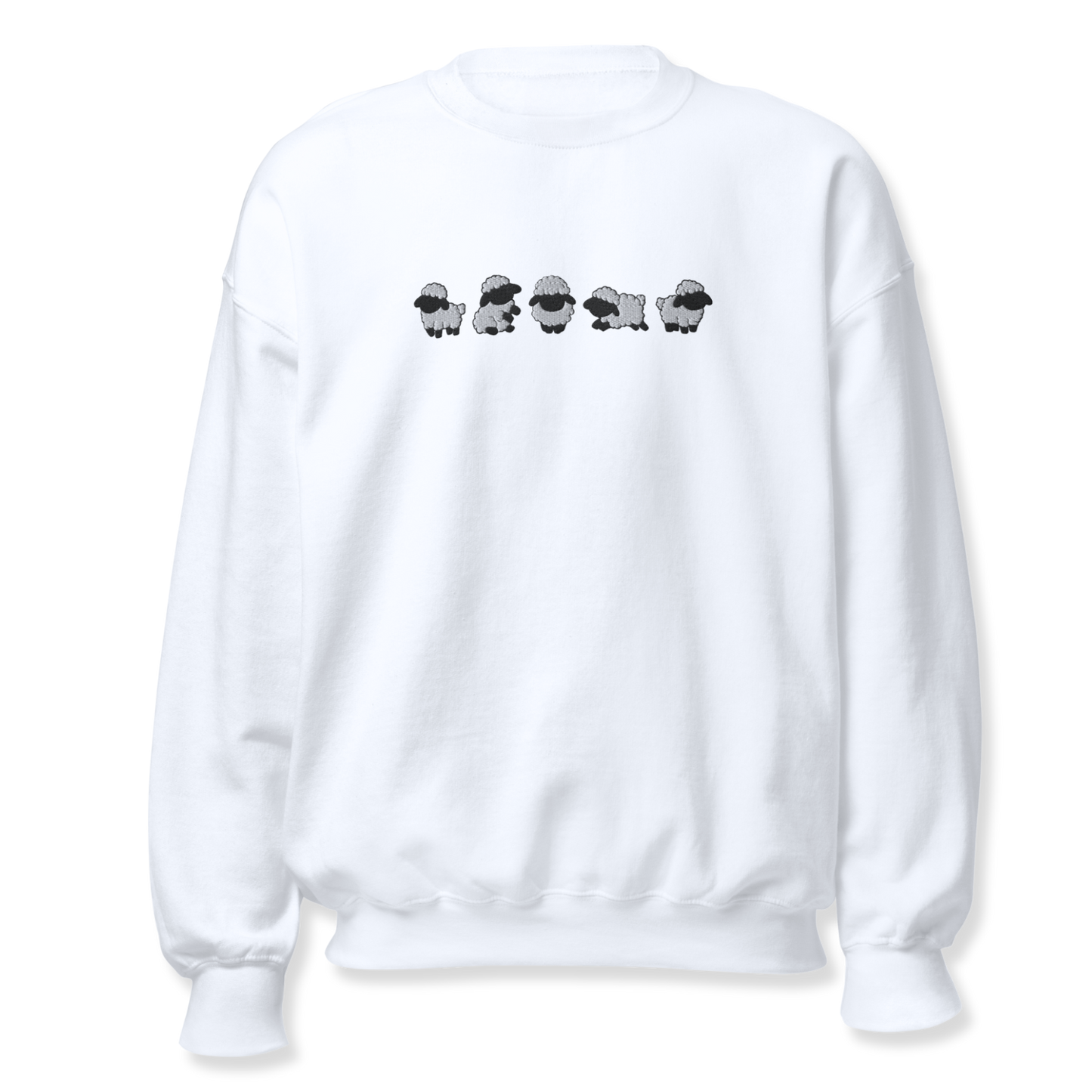 Lamb Embroidery Sweatshirt