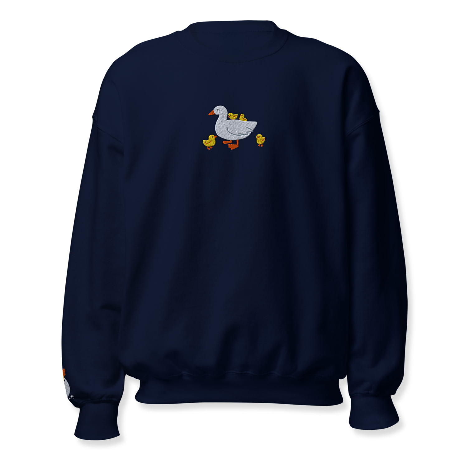 Duck Embroidery Unisex Sweatshirt