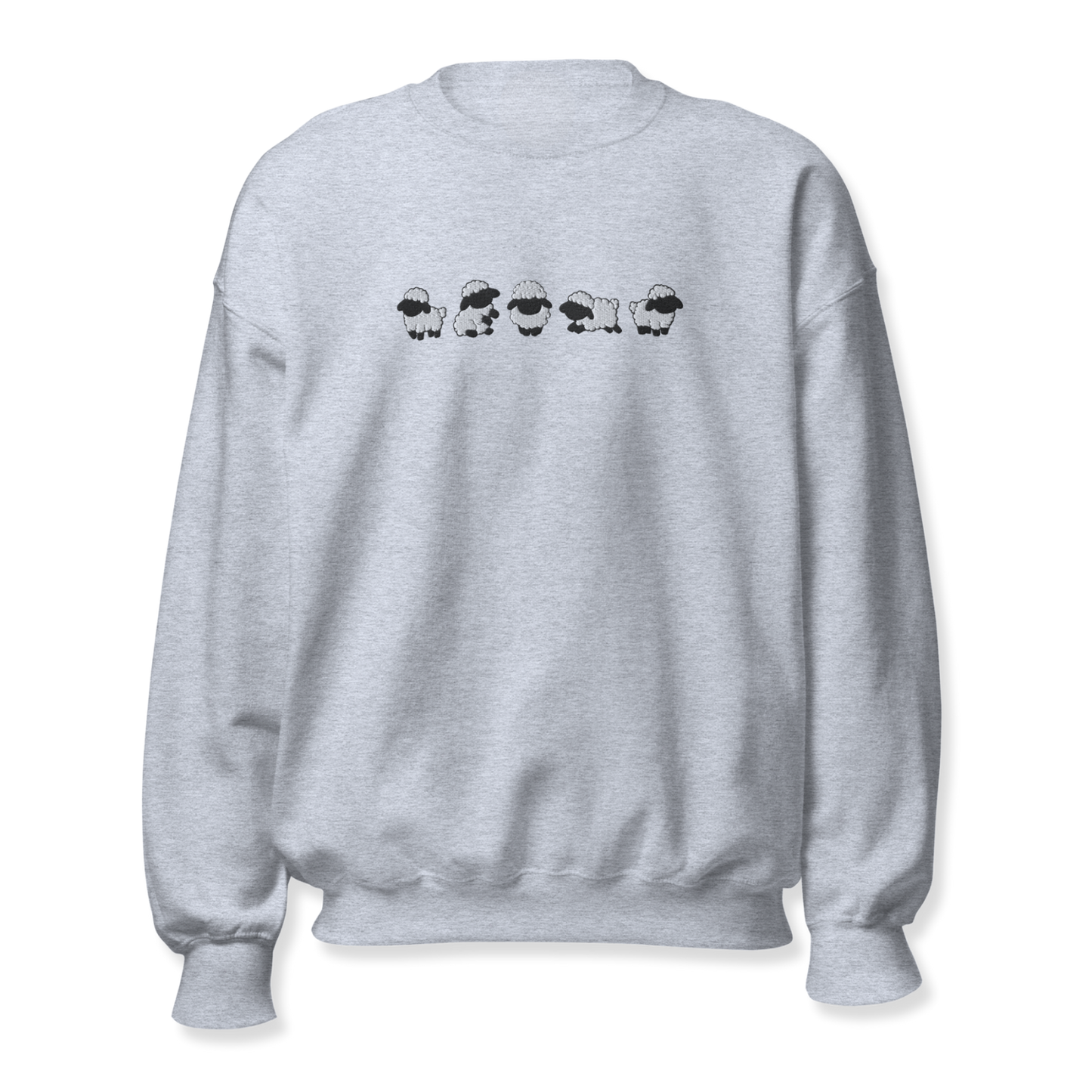 Lamb Embroidery Sweatshirt