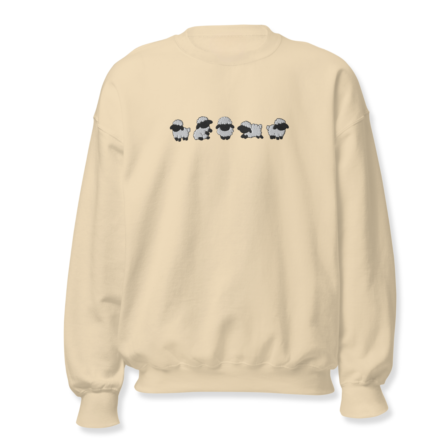 Lamb Embroidery Sweatshirt