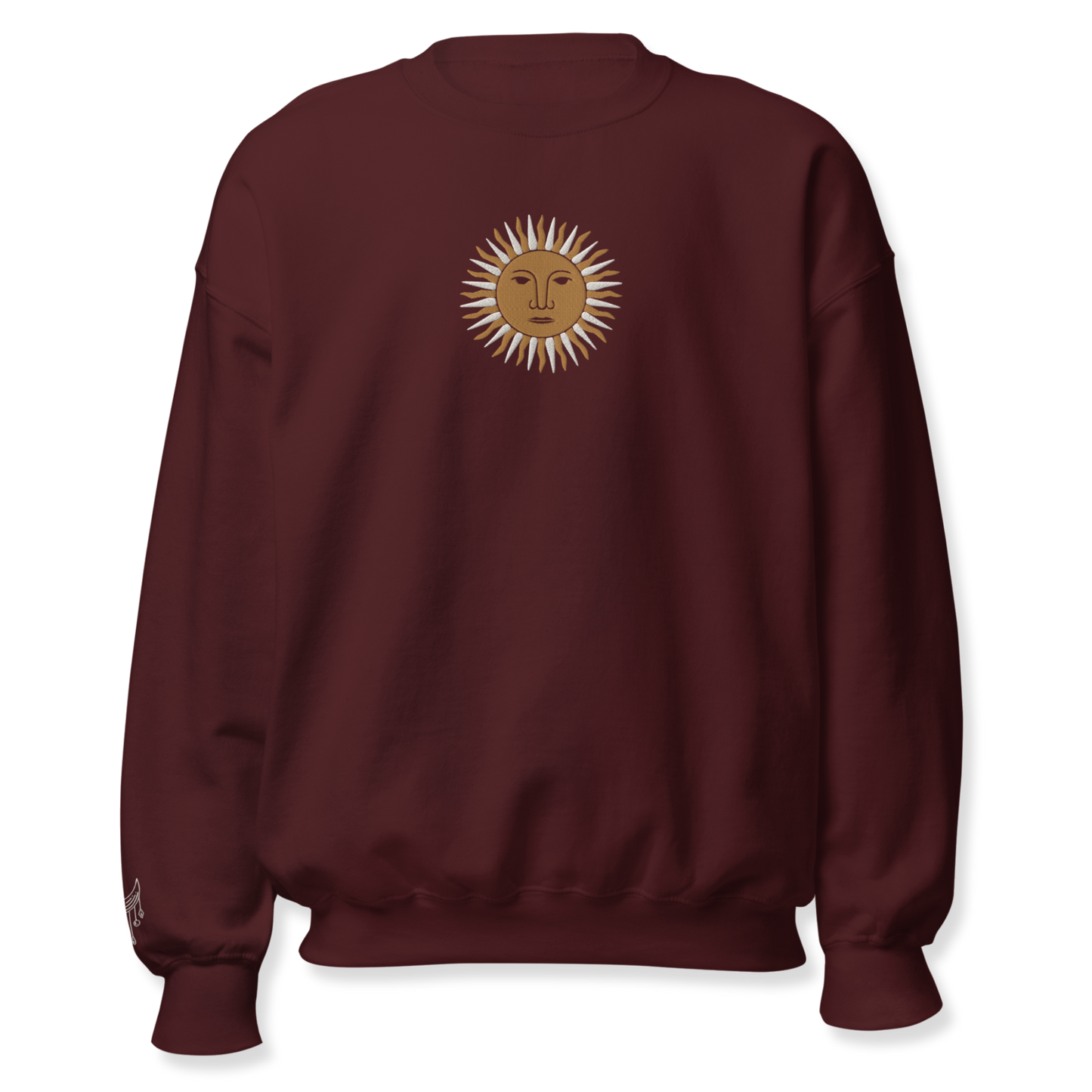 Sun Embroidery Unisex Sweatshirt